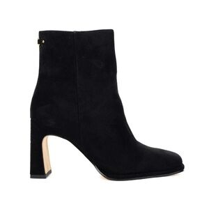 Sam Edelman Boots Women's Black Suede Block Heel Bootie